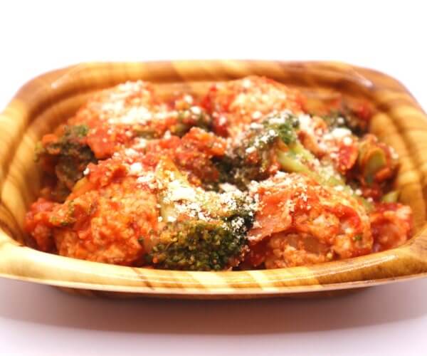 蓮根とチキンのイタリアンミートボール